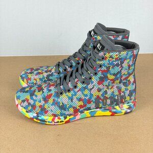 NoBull Wild High Top Superfabric Trainers Womens 7 Multicolor Lace Up Athletic